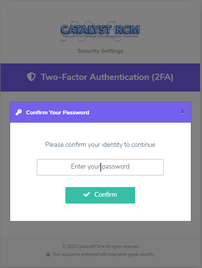Proceed for MFA